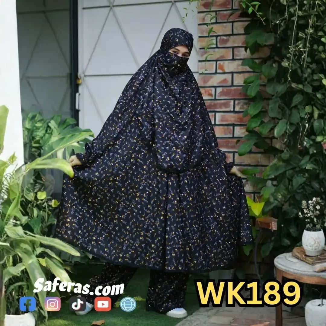 Premium Khimar And Palazzo Set WK189