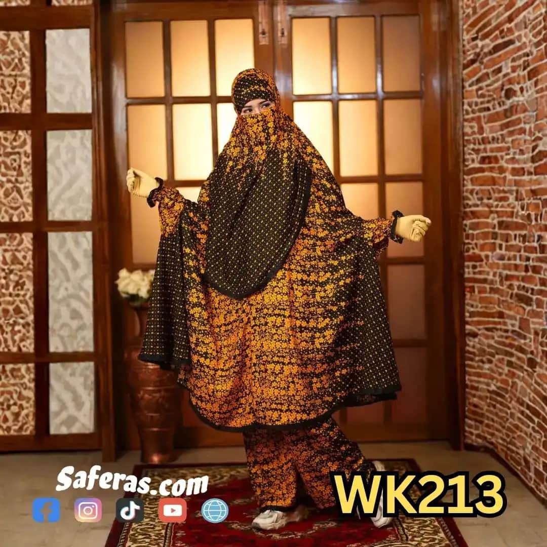 Premium Khimar And Palazzo Set WK213