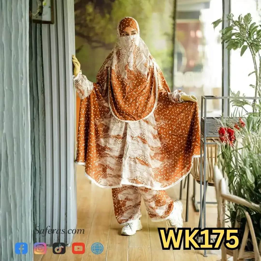 Premium Khimar And Palazzo Set WK175