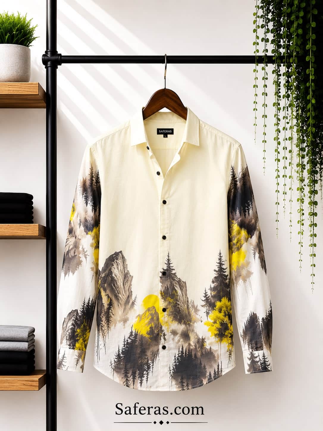 Premium Quality Zaffran Fabrics Shirt