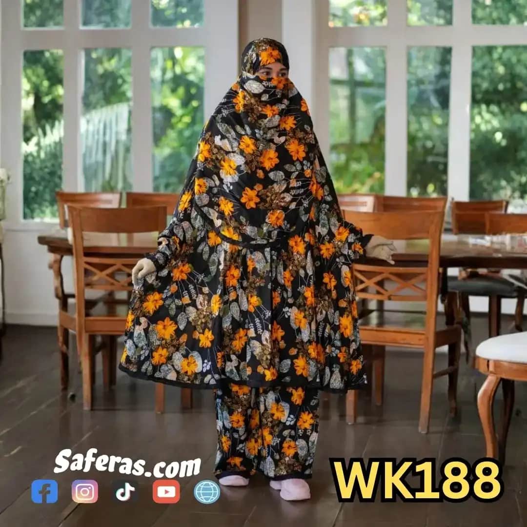 Premium Khimar And Palazzo Set WK188