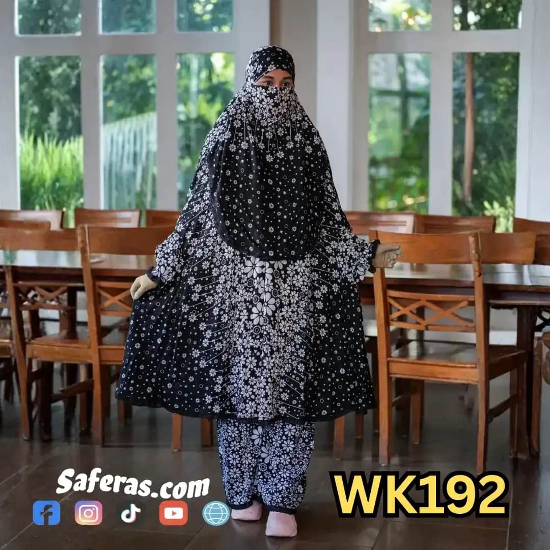 Premium Khimar And Palazzo Set WK192