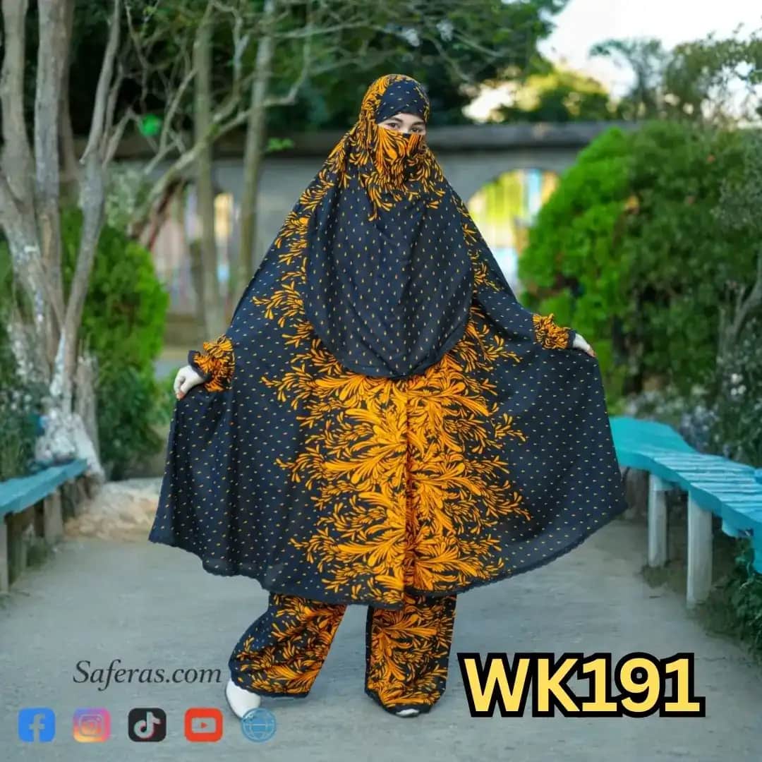 Premium Khimar And Palazzo Set WK191