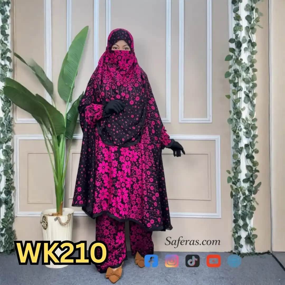 Premium Khimar And Palazzo Set WK210