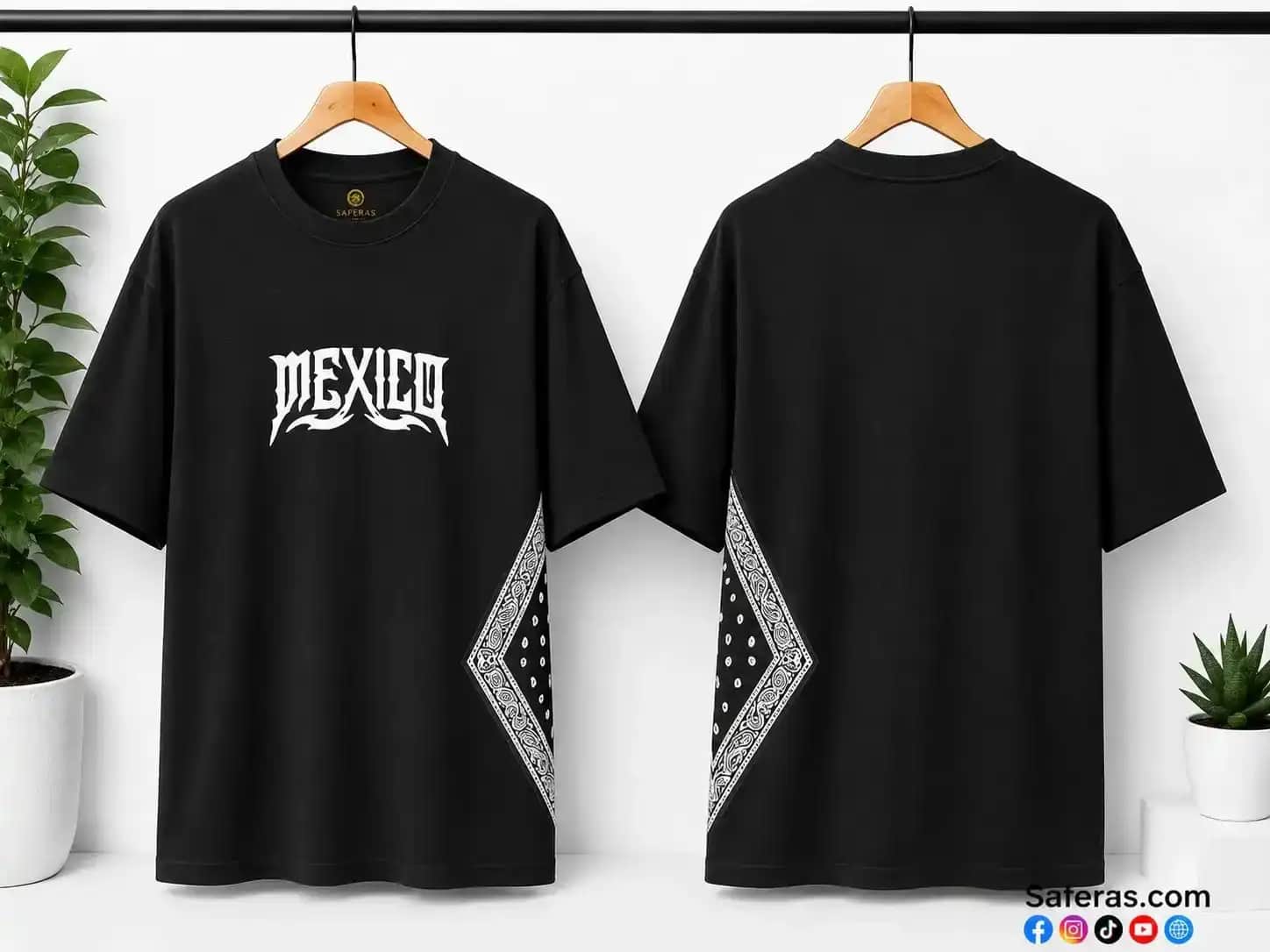Premium Drop Shoulder T-Shirt DTF design