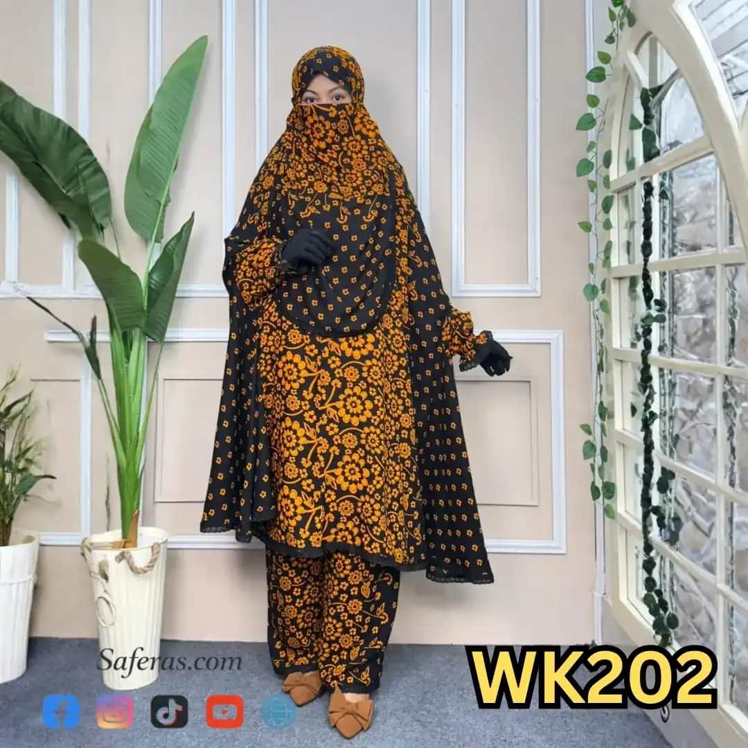 Premium Khimar And Palazzo Set WK202
