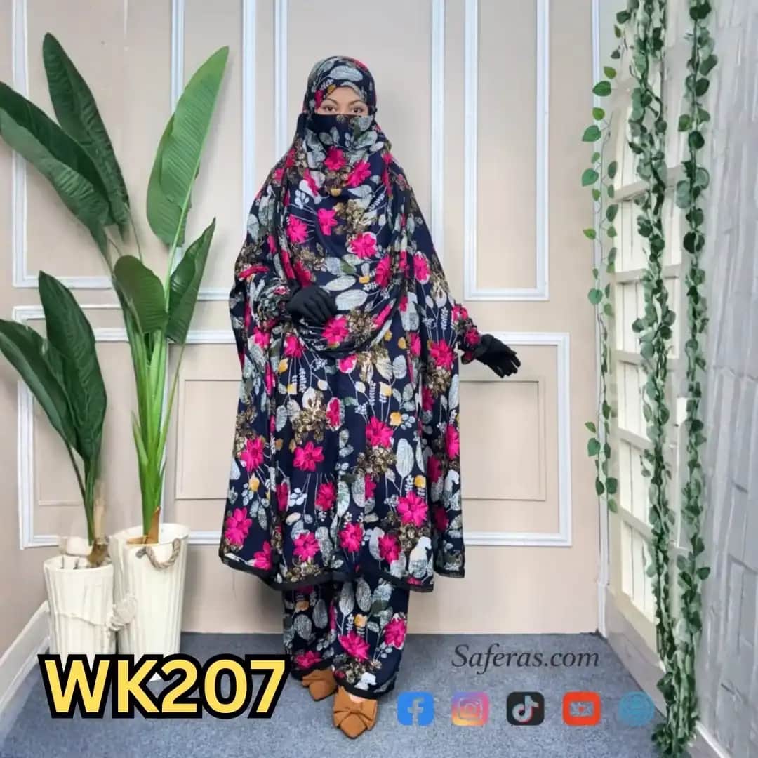 Premium Khimar And Palazzo Set WK207