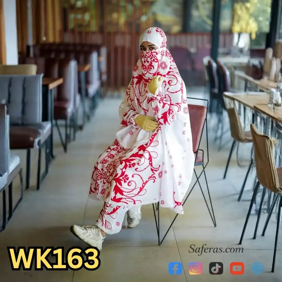 Premium Khimar And Palazzo Set WK163