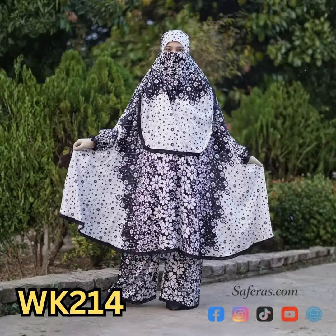 Premium Khimar And Palazzo Set WK214